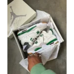 Nike Air Jordan Retro 4 Pine Green Shoes For Men (BOT517) - Image 6