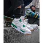 Nike Air Jordan Retro 4 Pine Green Shoes For Men (LAB325) - Image 2