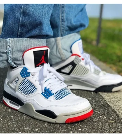 Nike Air Jordan Retro 4 Shoes For Men (SW1000) - Image 2