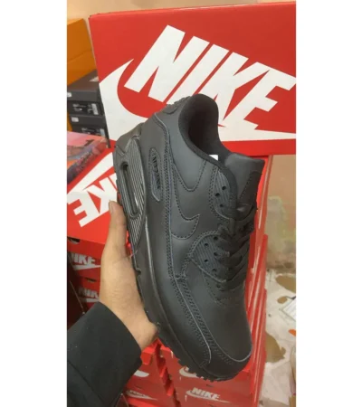 Nike Air Max 90 All Black Shoes For Men (LAB441) - Image 2