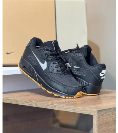 Nike Air Max 90 Black Gum Men Shoes (FT525) - Image 2