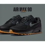 Nike Air Max 90 Black Gum Shoes For Men (LAB1286) - Image 2