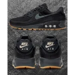 Nike Air Max 90 Black Gum Shoes For Men (LAB1286)