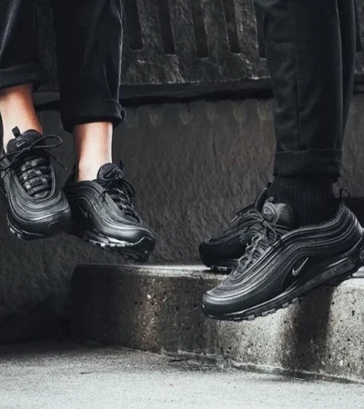 Nike Air Max 97 Triple Black Shoes For Men (SL405) - Image 2