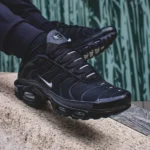 Nike Air Max Plus Metallic Black Silver Shoes For Men (SL507) - Image 3
