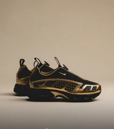 Nike Air Max Sndr Gold Black Shoes For Men (SZ93) - Image 2