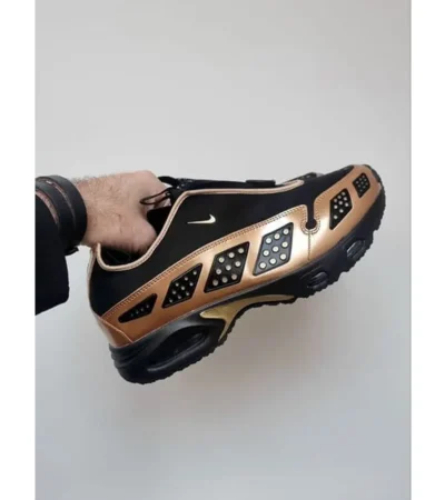 Nike Air Max Sndr Gold Black Shoes For Men (SZ93)