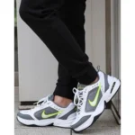Nike Air Monarch Iv Trainers X White Cool Grey Shoes For Men (BSF100) - Image 2