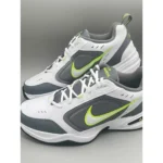 Nike Air Monarch Iv Trainers X White Cool Grey Shoes For Men (BSF100) - Image 5