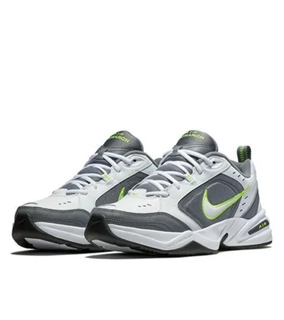 Nike Air Monarch Iv Trainers X White Cool Grey Shoes For Men (BSF100)