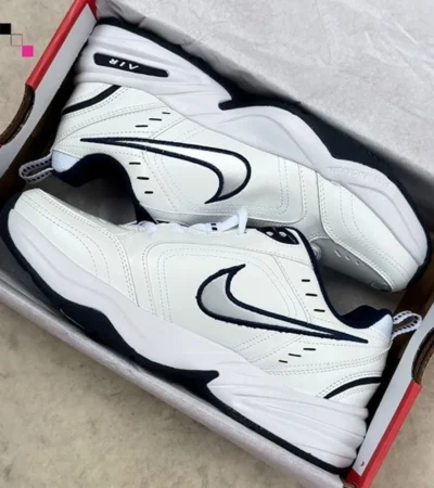 Nike Air Monarch Iv White Shoes For Men (SL425)