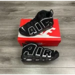 Nike AIR Uptempo black White For Men (SF06) - Image 2