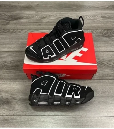 Nike AIR Uptempo black White For Men (SF06) - Image 2