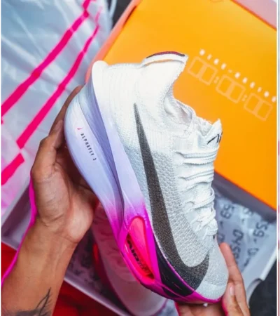 Nike Air Zoom Alphafly 3 White Purple Men Shoes (FT335) - Image 2
