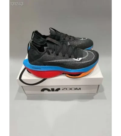 Nike Air Zoom Alphafly Next 2 Black Blue Red Orange Men Shoes (FT762) - Image 2