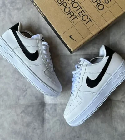 Nike Airforce 1 07 Low White Black Shoes For Men (HS34)