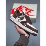 Nike Airforce 1 Beige Brown Men Shoes (FT581) - Image 3