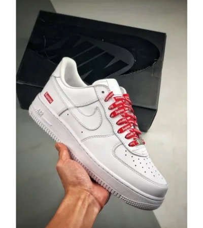 Nike Airforce 1 Low Supreme White Men Shoes (FT487)