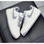 Nike Airforce 1 Low White Grey Sail Shoes For Men (HS234) - Image 2