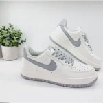 Nike Airforce 1 Low White Grey Sail Shoes For Men (HS234) - Image 3