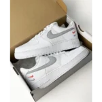 Nike Airforce 1 White Double Swoosh Men Shoes (FT409) - Image 2
