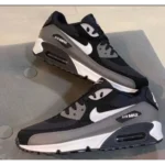 Nike Airmax 90 Essential White Black Men Shoes (FT430) - Image 2