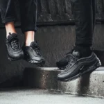 Nike Airmax 97 Triple Black Men Shoes (FT799) - Image 2