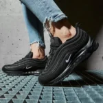 Nike Airmax 97 Triple Black Men Shoes (FT799) - Image 3