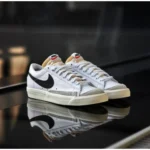 Nike Blazer 77 Low Vintage White Shoes For Men (SZ79) - Image 3