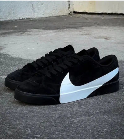 Nike Blazer City Low Black White Men Shoes (FT402)