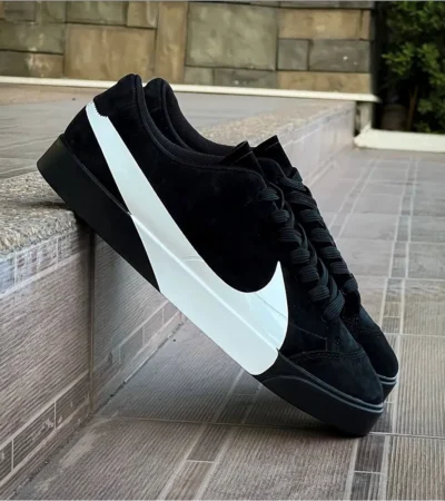 Nike Blazer City Low Black White Shoes For Men (BOT82) - Image 2