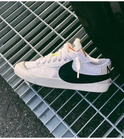 Nike Blazer Low 77 Jumbo White Shoes For Men (BSF972) - Image 2