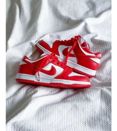 Nike Dunk Low University Red Shoes For Men (BOT2226) - Image 2