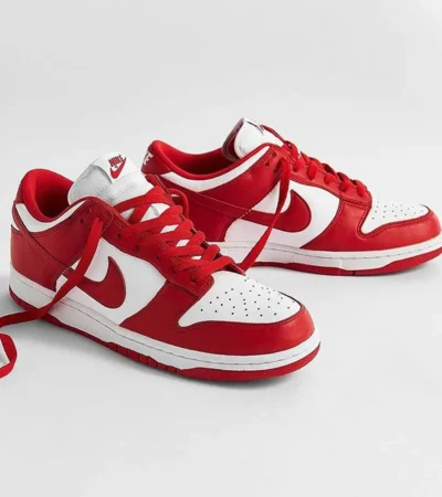 Nike Dunk Low University Red Shoes For Men (BOT2226)
