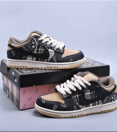 Nike Dunk X Travis Scott Bandana Shoes For Men (SZ52) - Image 2