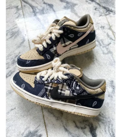 Nike Dunk X Travis Scott Bandana Shoes For Men (SZ52)