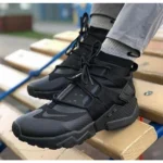 Nike Huarache Gripp Gs Triple Black Shoes For Men (SZ61) - Image 3