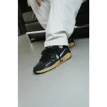 Nike Jam Electric Black Gum Shoes For Men (SW1016) - Image 2