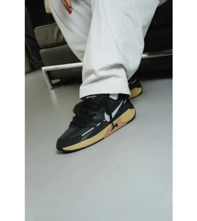 Nike Jam Electric Black Gum Shoes For Men (SW1016) - Image 2