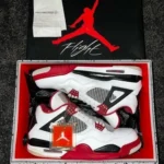 Nike Jordan Retro 4 FIRE RED Men Shoes (FT530) - Image 2