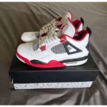 Nike Jordan Retro 4 FIRE RED Men Shoes (FT530) - Image 3