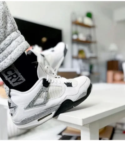 Nike Jordan Retro 4 White Shoes For Men (SW1276) - Image 2