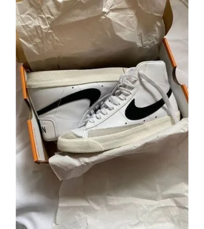 Nike Mid Blazer High White Shoes For Men (SF29) - Image 2