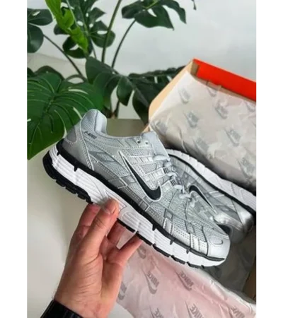 Nike P-6000 Metallic Silver Navy Men Shoes (FT353) - Image 2