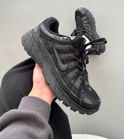Nike P 6000 Metallic Triple Black Shoes For Men (BOT2224)