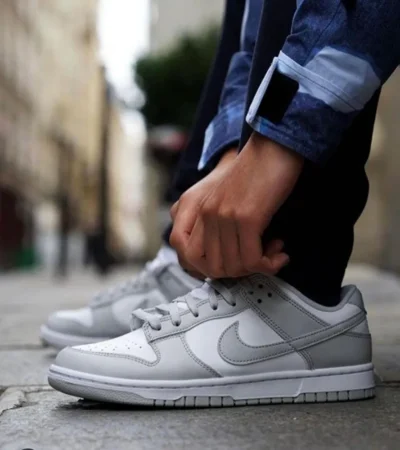 Nike Sb Dunk Fog Grey Shoes For Men (BSF169) - Image 2