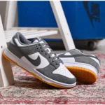 Nike Sb Dunk Low Grey Gum Shoes For Men (SZ40) - Image 3