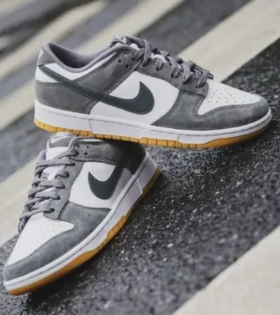 Nike Sb Dunk Low Grey Gum Shoes For Men (SZ40)