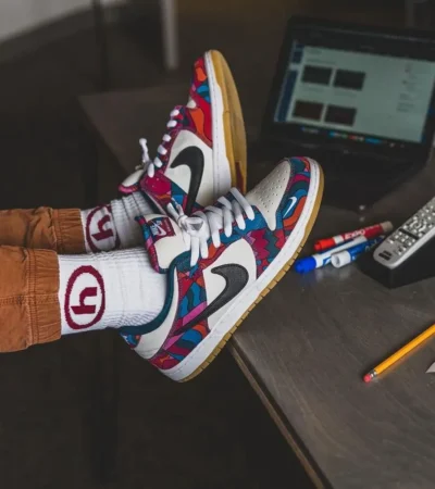 Nike Sb Dunk Low Parra Shoes For Men (BOT70) - Image 2
