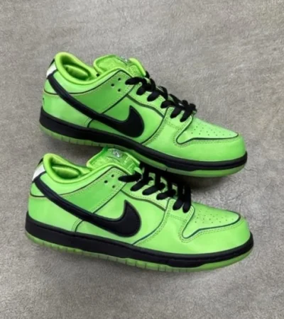 Nike SB Dunk Low Poowerpuff Buttercup Men Shoes (FT616)